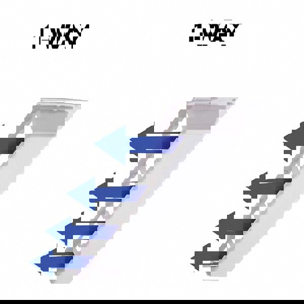 Registers & Diffusers; Type: Air Deflector Vent Cover ; Style: Linear 1 Way ; Material: Plastic ; Width (Decimal Inch - 4 Decimals): 48 ; Product Service Code: 5120 ; Height: 2-3/4